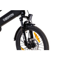 20 Zoll E-Bike Lastenfahrrad CHRISSON eCARGO mit 8 Gang Shimano Acera schwarz
