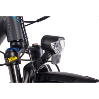 28 Zoll E-Bike City Damen CHRISSON E-ROUNDER mit 7 Gang Shimano BOSCH 400Wh anthrazit-grau-matt