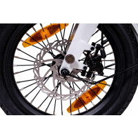 16 Zoll E-Bike Klapprad CHRISSON ERTOS16 2.0 mit 7 Gang Shimano Tourney weiß