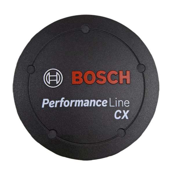 E-Bike Elektrofahrrad Bosch Logo Deckel Performance Line CX BDU2XX, Schwarz