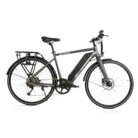28 Zoll E-Bike eTrekkingbike City Herrenrad CHRISSON eSARGOS mit 9G SHIMANO 14Ah Samsung Iron Grey matt