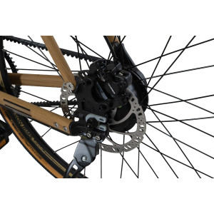 28" eBIKE Urban Bike Unisex CHRISSON xONE GATES Riemenantrieb Modular Welt Neuheit WOOD EDITION Nur 14,9kg