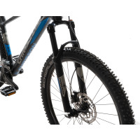 27,5 Zoll ALU Hardtail MTB Mountainbike CHRISSON ROANER mit 18 Gang SHIMANO ALIVIO 4000 13,2kg schwarz blau