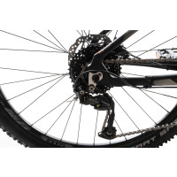 27,5 Zoll ALU Hardtail MTB Mountainbike CHRISSON ROANER mit 18 Gang SHIMANO ALIVIO 4000 13,2kg schwarz orange 48cm