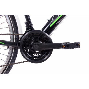 26 Zoll City Bike Herrenrad KCP TERRION Gent mit 18G weiss schwarz