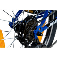 20 Zoll Mountainbike Kinderrad KCP JETT FSF weiss blau
